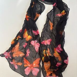 Echo‎ silk butterfly scarf